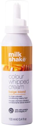 Milk Shake Colour Whipped Cream Odżywcza Pianka Koloryzująca Do Włosów Beige Blond 100 ml