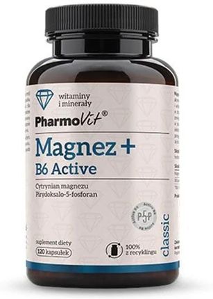Magnez + B6 Active Pharmovit  120 kaps