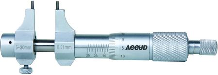 Accud mikrometr analogowy 25-50/0,01 mm do pomiarów wewnętrznych 351-002-01