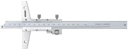 Accud głębokościomierz analogowy 0-200/0,02 mm 178-008-11