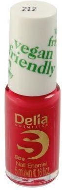 Delia  Cosmetics Vegan Friendly Emalia do paznokci Size S nr 212 Coraline 5ml
