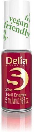 Delia  Cosmetics Vegan Friendly Emalia do paznokci Size S nr 213 Red Velvet 5ml