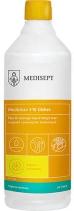 Medi-Sept Mediclean 510 Dishes Cytrynowy 1L Płyn Do Naczyń