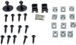 Zdjęcie ZESTAW SPINEK OSŁONY SILNIKA AUDI A4 B6 -2004, - Kraków