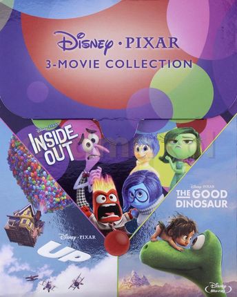 Amazing Worlds: Up / Inside Out / The Good Dinosaur (Odlot / W głowie się nie mieści / Dobry Dinozaur) [BOX] [Blu-Ray]