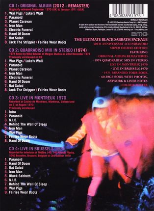 Ｐａｒａｎｏｉｄ （５０ｔｈ Ａｎｎｉｖｅｒｓａｒｙ Ｅｄｉｔｉｏｎ） （４ＣＤ Paranoid (50th Anniversary Edition): Amazon.pl: Płyty CD i