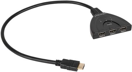 Złącze switch HDMI na kablu 1 wyj./3 wej.