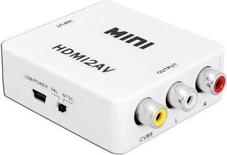 Konwerter sygnału gniazdo HDMI - gniazdo AV - CHINCH CVBS + AUDIO LXHD129