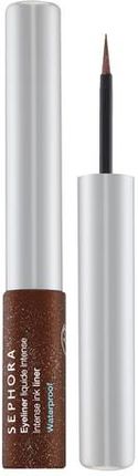 Sephora Collection Intense Ink Liner Eyeliner W Płynie Colorful Eliner Metallic Brown