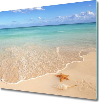 Tulup Deska do krojenia kuchenna Rozgwiazda na plaży 60x52cm (PLDK60X52NN23665929)