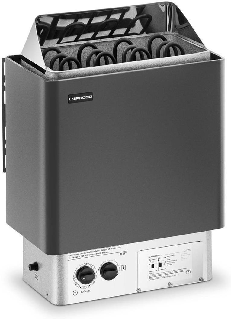 Uniprodo Piec Do Sauny Elektryczny 6Kw Pokrętła Uni Sauna B6.0Kw - zdjęcie 1 Uniprodo Piec Do Sauny Elektryczny 6Kw Pokrętła Uni Sauna B6.0Kw