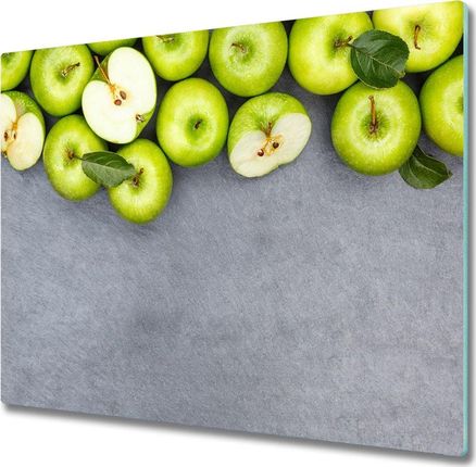 Tulup Deska do krojenia kuchenna Zielone jabłka 60x52cm (PLDK60X52NN177833879)