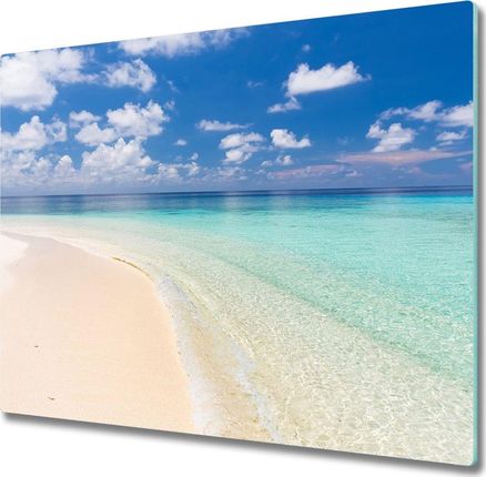 Tulup Deska do krojenia kuchenna Plaża na Malediwach 60x52cm (PLDK60X52NN104787561)