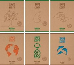 Zdjęcie Herlitz Zeszyt A5/80 kratka ECO LINE 9577735 mix wzorów okładek - Poręba