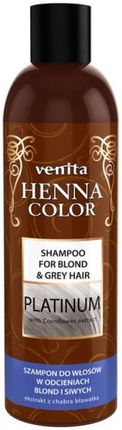 Venita Henna Color Szampon Platinum Do Włosów Blond I Siwych 250 ml