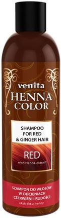 Venita Henna Color Szampon Red Do Włosów W Odcieniach Czerwieni I Rudości 250 ml