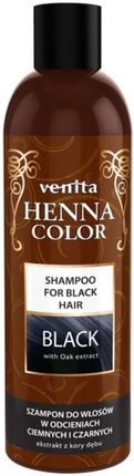 Venita Henna Color Szampon Black Szampon Do Włosów Ciemnych I Czarnych 250 ml