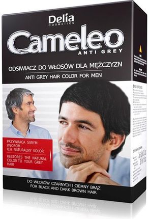 DELIA Cameleo Men, odsiwiacz do włosów dla mężczyzn, do włosów czarnych i ciemny brąz
