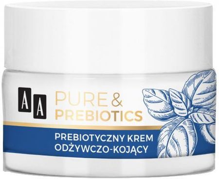 Krem AA Pure&Prebiotics prebiotyczny odżywczo-kojący 30+ na dzień i noc 50ml