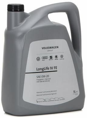 Olej silnikowy VW LongLife IV FE 0W20 508.00/509.00 5 litrów