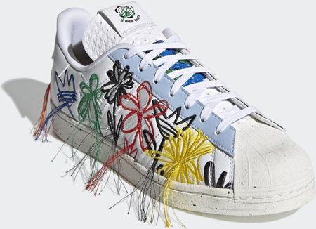 adidas gazelle silver green womens adidas Superstar ADV - White/Black/White main image 0