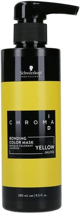 Schwarzkopf Professional Chroma Id Intense Koloryzująca Maska Do Włosów Yellow 280ml