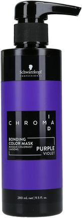 Schwarzkopf Professional Chroma Id Intense Koloryzująca Maska Do Włosów Purple 280ml