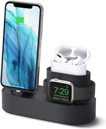 Elago Black Potrójna Stacja Dokująca Do Iphone Airpods Pro I Apple Watch