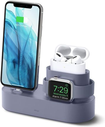 Elago Lavender Potrójna Stacja Dokująca Do Iphone Airpods Pro I Apple Watch