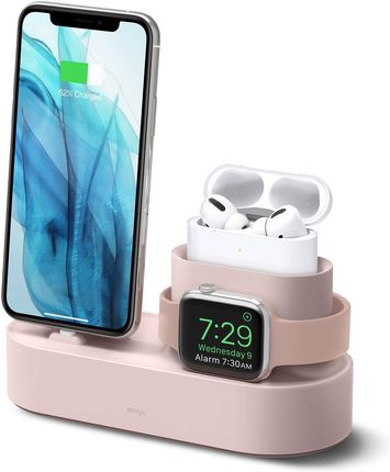 Elago Rose Pink Potrójna Stacja Dokująca Do Iphone Airpods Pro I Apple Watch