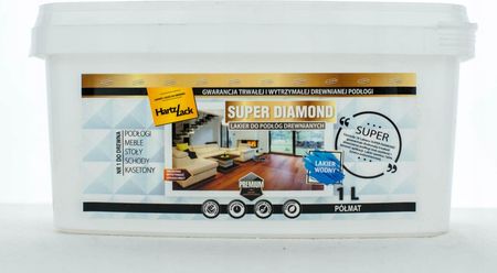 HARTZLACK SUPER DIAMOND 1L POLMAT WODNY LAKIER DO 5903995241104