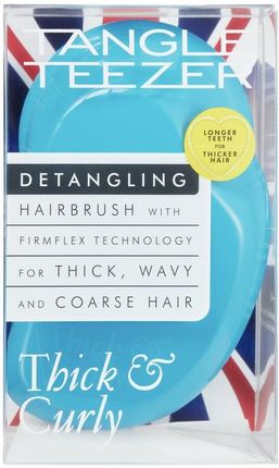 Tangle Teezer Hairbrush Thick And Curly Detangling Hairbrush Azure Blue Szczotka Do Włosów