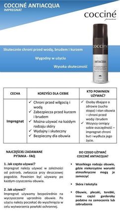 Coccine Antiacqua Impregnat Bezbarwny 250Ml - zdjęcie 3