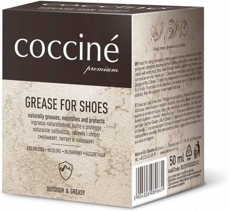 Coccine Tłuszcz Do Obuwia Skór Gładkich Natłuszczania Grease For Shoes Coccine 50Ml (2066Neutral)