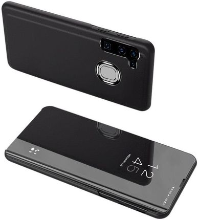 Braders Etui z klapką Clear View Case do Samsung Galaxy A21S czarny (HT1636)