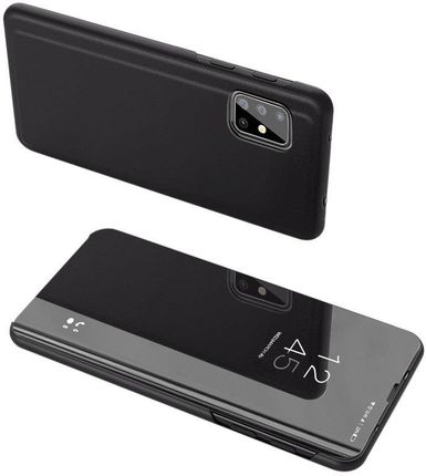 Braders Etui z klapką Clear View Case do Samsung Galaxy A51 5G / Galaxy A31 czarny (HT1634)