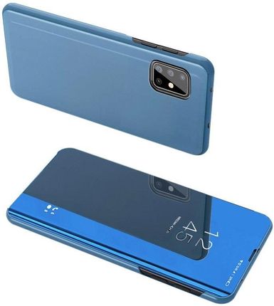 Braders Etui z klapką Clear View Case do Samsung Galaxy A51 5G / Galaxy A31 niebieski (HT1639)