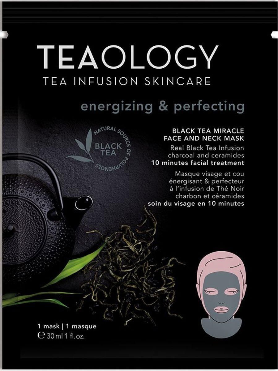 Maseczka Teaology Black Tea Energetyzująca Maseczka Na Twarz I Szyję Z