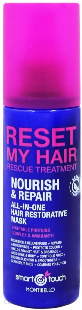  Montibello Wielofunkcyjna Maseczka Regenerująca Bez Spłukiwania W Sprayu Smart Touch Reset My Hair 150M