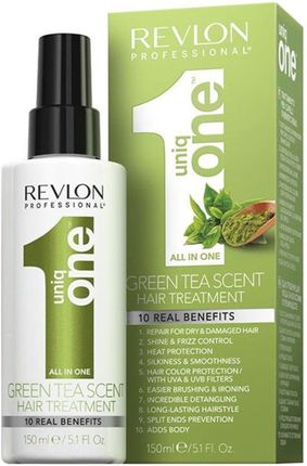Revlon Professional Uniq One All In One Green Tea Scent Hair Treatment 10 Real Benefits Odżywka Do Włosów W Sprayu 150 ml