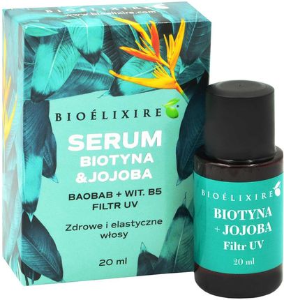 Bioelixire Bioelixire Serum Do Włosów Biotyna&Jojoba Baobad + Witamina B5 20ml