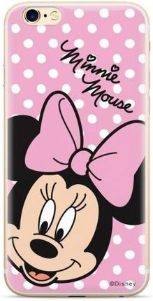 Disney Oryginalne etui z nadrukiem Minnie 008 do iPhone XR różowy (DPCMIN7528) (55318)