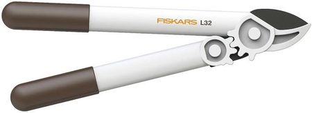 Fiskars PowerGear L32 sekator do grubych gałęzi jednoostrzowy biały 1026930