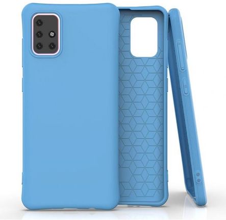 Hurtel Soft Color Case elastyczne żelowe etui do Samsung Galaxy A71 niebieski (57897)