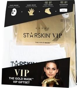 Starskin Masks Cloth Mask Vip The Gold Mask Zestaw Prezentowy maseczka + maska do rąk+ maska do stóp+ opaska