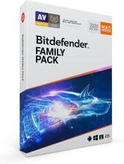 Bitdefender Family Pack 2020 : Czas trwania licencji - 1 rok, Liczba chronionych urządzeń - 15