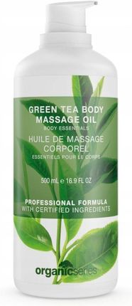 Organic Series Green Tea Massage Oil Olejek Do Ciała Zielona Herbata 500 ml