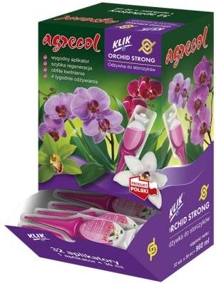 Agrecol Agrecol Aplikatory Z Odżywką Do Storczyków Orchid Strong Box 32Szt