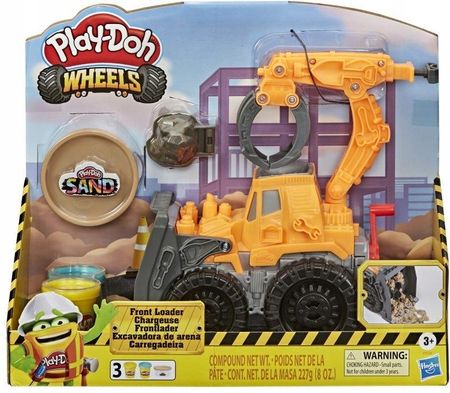 Hasbro Play-Doh Wheels - Koparko-ładowarka + piasek kinetyczny – E9226