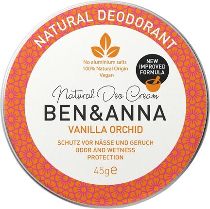 Ben&Anna Naturalny Dezodorant W Kremie Vanilla Orchid 45G